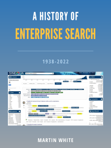 A history of enterprise search 1938-2022 book cover